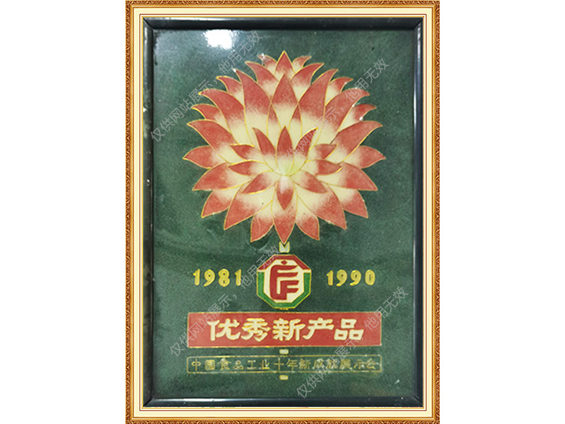 1981-1990優(yōu)秀新產(chǎn)品